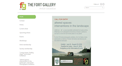 Desktop Screenshot of fortgallery.ca