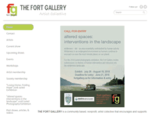 Tablet Screenshot of fortgallery.ca